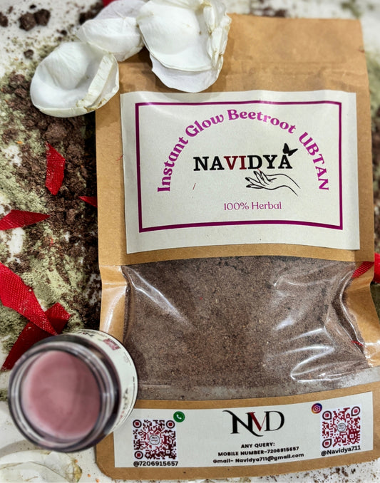NAVIDYA Beetroot Ubtan Powder 50gm