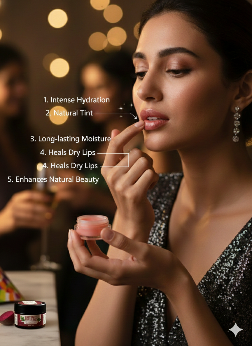 NAVIDYA Beetroot Lip Balm