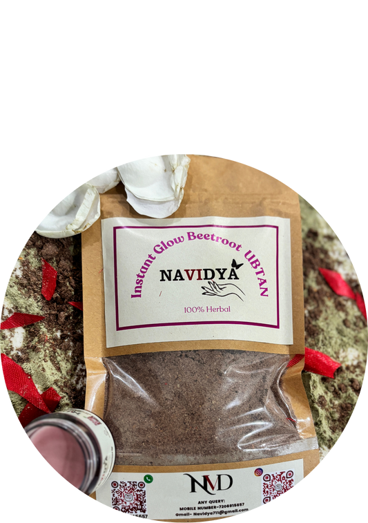 NAVIDYA Beetroot Ubtan Powder