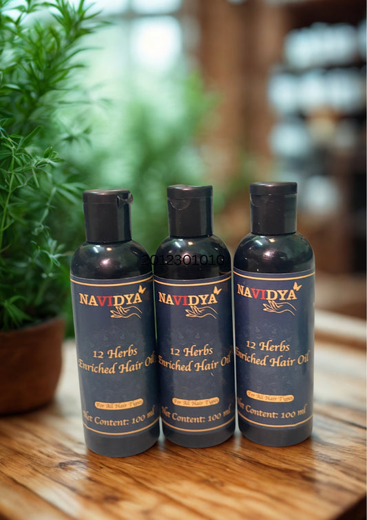 12 Herbs Enriched Hair oil