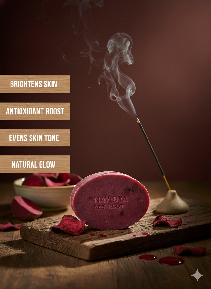 NAVIDYA Beetroot Glow Soap
