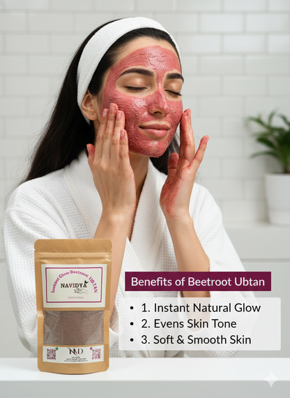 NAVIDYA Beetroot Ubtan Powder 50gm