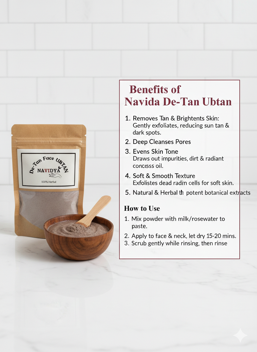 NAVIDYA De-Tan Ubtan Powder 50gm