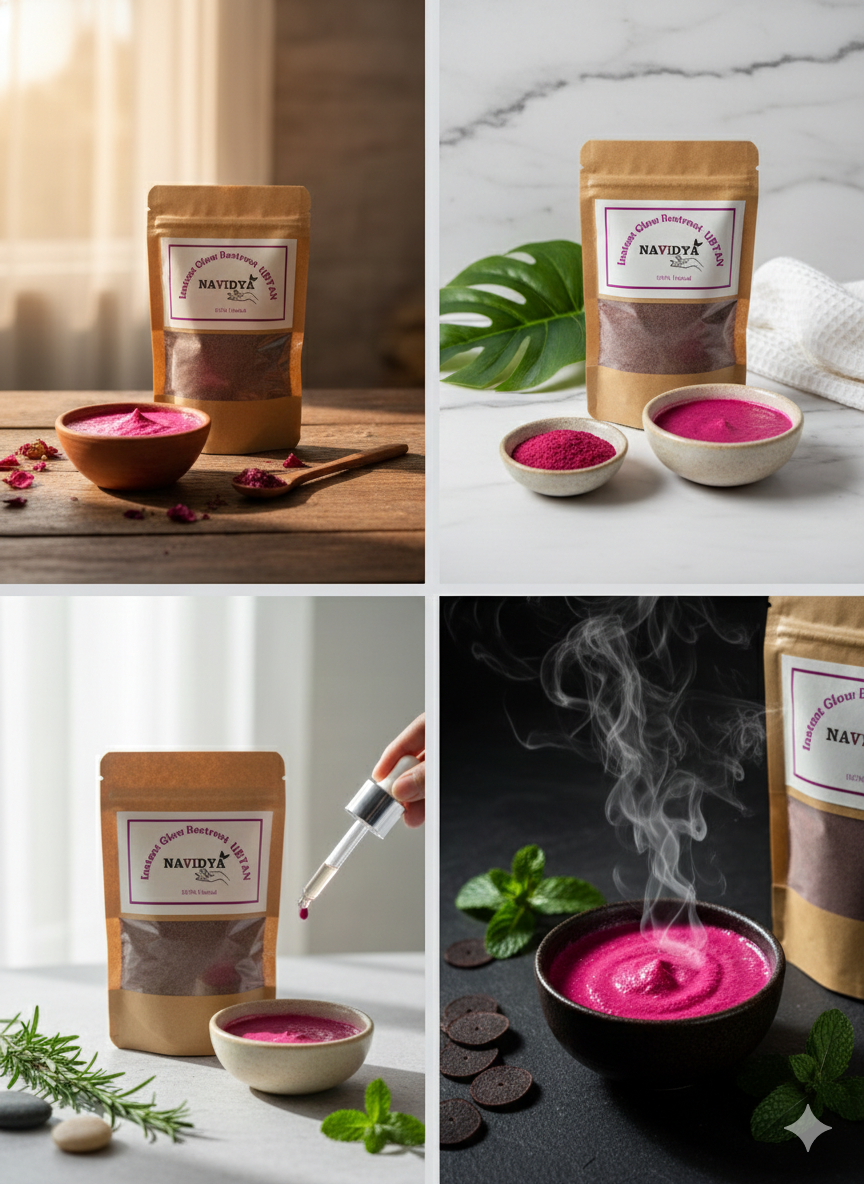 NAVIDYA Beetroot Ubtan Powder 50gm