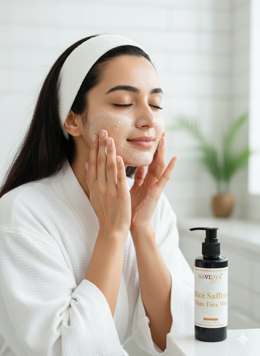 Rice Saffron Ubtan Face Wash