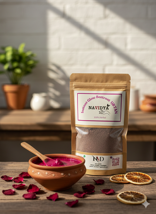 NAVIDYA Beetroot Ubtan Powder 50gm